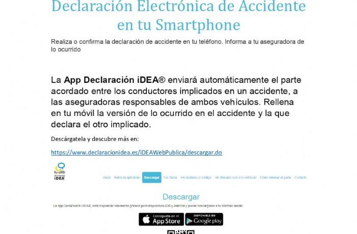 Declaracin Electrnica de Accidente en tu Smartphone
